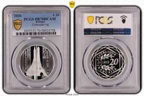 2026 € 20 Concorde Ag PR70DCAM