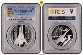 2026 € 10 Concorde Ag PR69DCAM