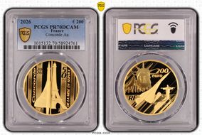 2026 € 200 Concorde Au PR70DCAM