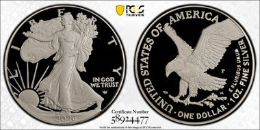 2026-P $1 Silver Eagle PR70DCAM