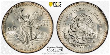 1985-Mo Onza Libertad Ag N1