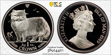 1989-PM Crown KM-250a Persian Cat Ag PR69DCAM