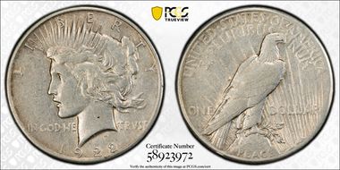 1922-S $1 XF45