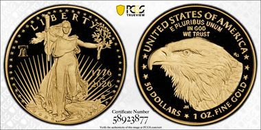 2026-W $50 Gold Eagle w/ Liberty Bell 250 Privy PR70DCAM