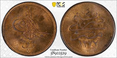 AH1277//4 (1863) 4 Para KM-240 MS65RB
