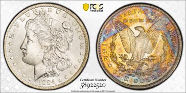 1884-O $1 MS63+