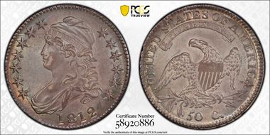 1812 50C O-105a MS62