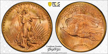 1923-D $20 MS67+