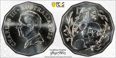 2026 50C Koala Joey CuNi MS69