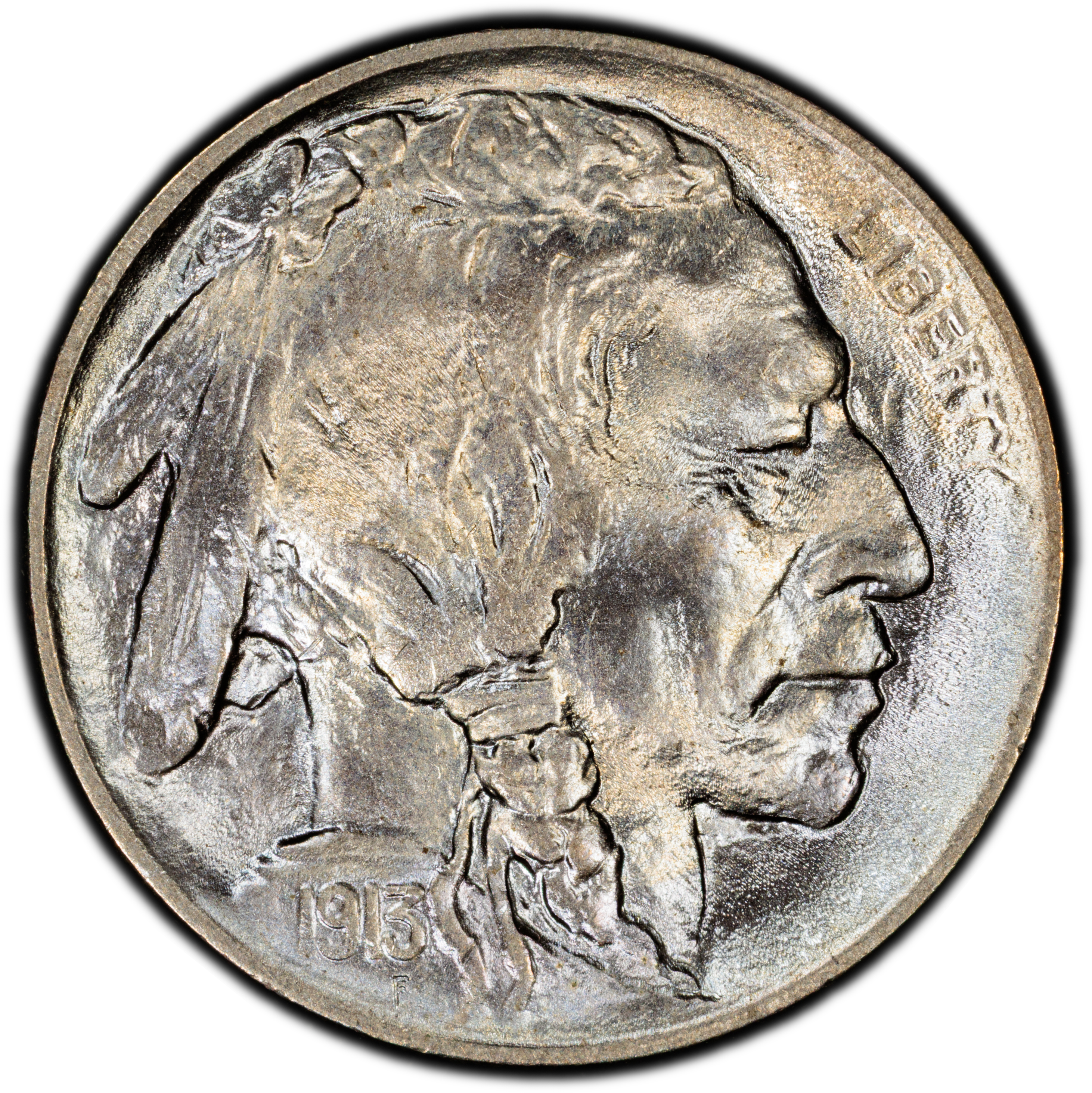 1913 5c Buffalo, Type 1 MS