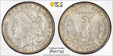 1903-S $1 AU50