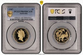 1987 $1 PR69DCAM