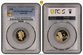 1988 $2 PR69DCAM
