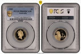 1989 $2 PR69DCAM