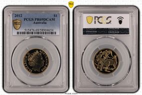 2012 $1 PR69DCAM