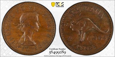 1964 (m) 1D MS62BN