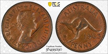 1963 Y. (p) 1D AU58BN