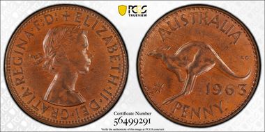 1963 Y. (p) 1D AU58BN