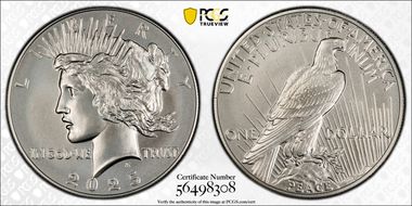 2025 $1 Peace Dollar MS69