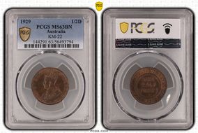 1929 1/2D MS63BN