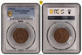 1946(p) 1/2D MS62BN