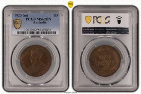 1923 (m) 1D MS62BN