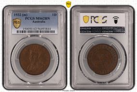 1932 (m) 1D MS62BN