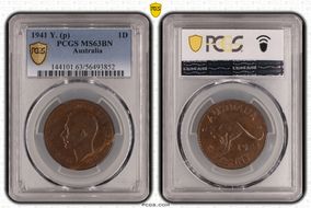 1941 Y. (p) 1D MS63BN