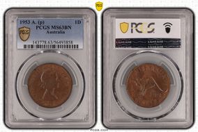 1953 A. (p) 1D MS63BN