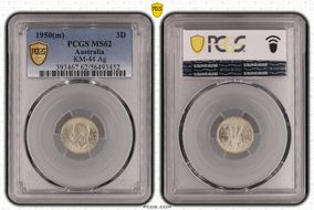 1950(m) 3D KM-44  Ag MS62