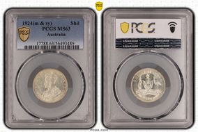 1924(m & sy) Shil MS63