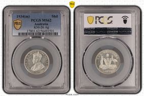 1934(m) Shil KM-26 Ag MS62