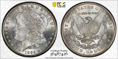 1884-CC $1 MS64