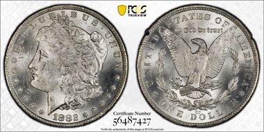 1882-CC $1 GSA Hoard MS63