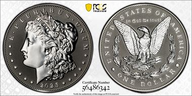 2025-S $1 Morgan Dollar Rev PR Two-Coin Reverse Proof Set PR67