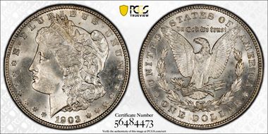 1903 $1 MS66+