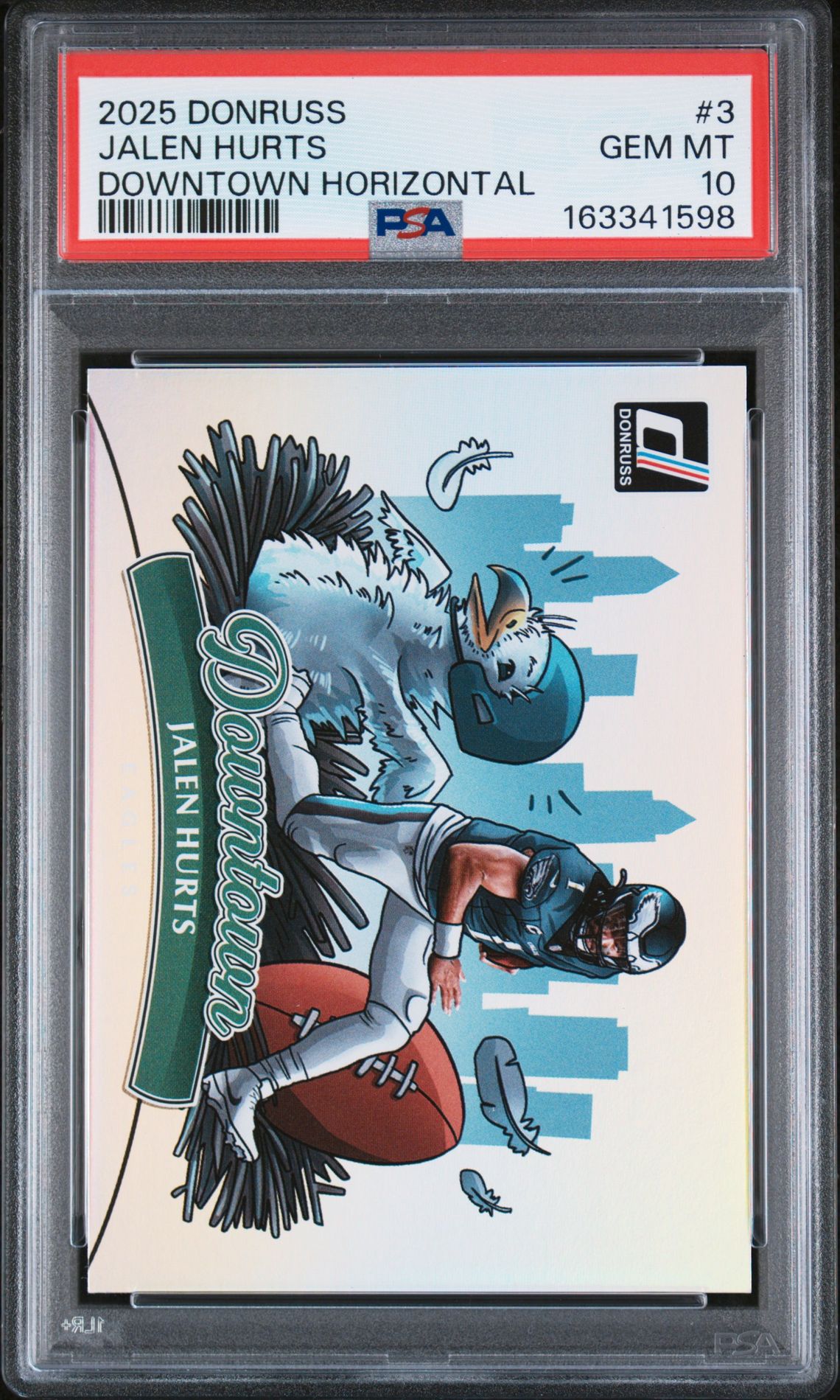 HURTS PANINI DONRUSS DOWNTOWN HORIZONTAL 2025