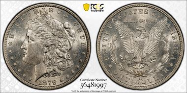 1879-O $1 AU58