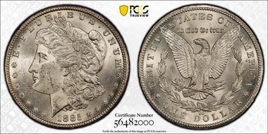 1885-CC $1 MS63