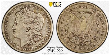 1878-CC $1 VF25