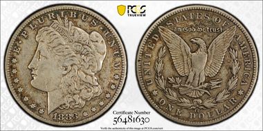1883-CC $1 VF30