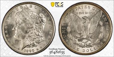 1890 $1 MS63