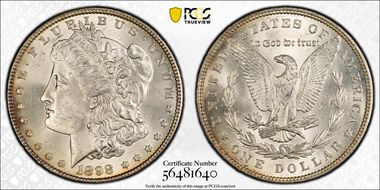 1898 $1 MS63
