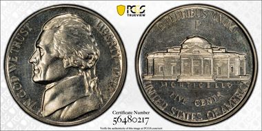 1942-P 5C Silver PR63