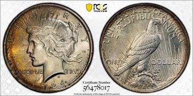 1924 $1 MS64
