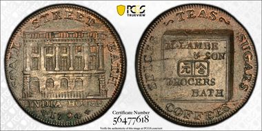 1794 Tk 1/4D DH-111 Somersetshire, Bath MS62BN