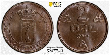 1949 2 Ore MS64BN