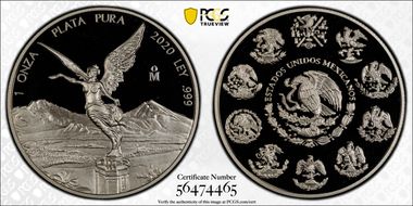 2020-Mo Onza Libertad  Ag PR69DCAM