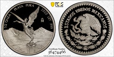 2020-Mo 1/2 oz Libertad Ag PR69DCAM