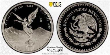 2020-Mo 1/10 oz Libertad Ag PR69DCAM